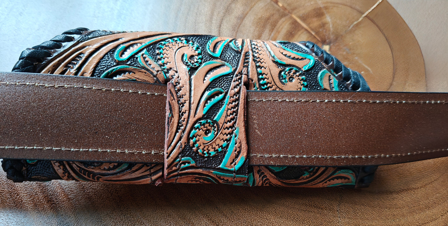 Auric Multi spec case - Handcarved leather