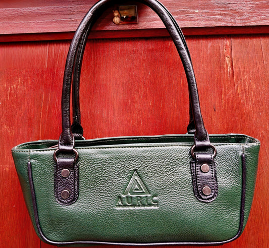 Auric Kayak handbag Green - NDM Leather