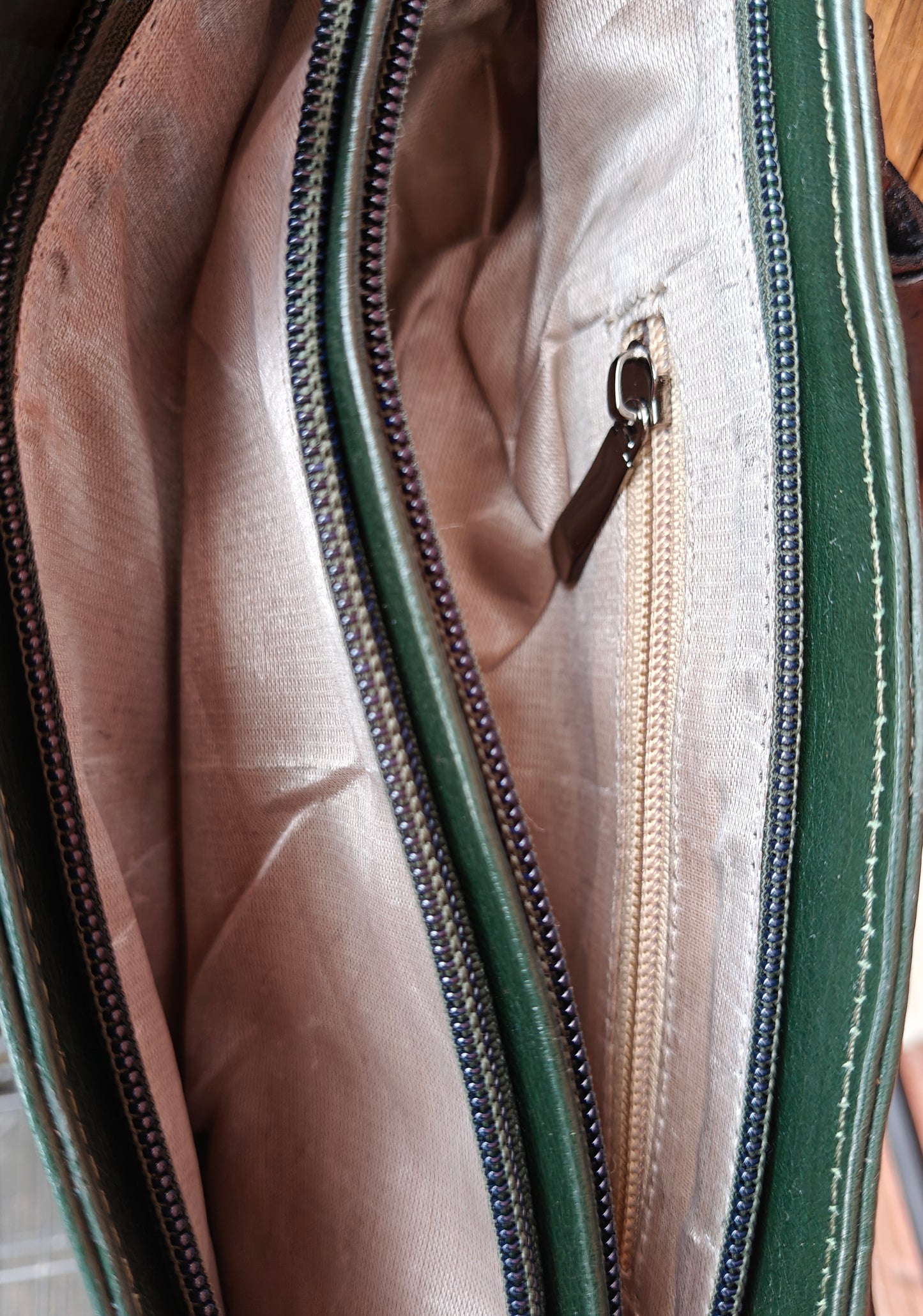 Auric Kayak handbag Green - NDM Leather