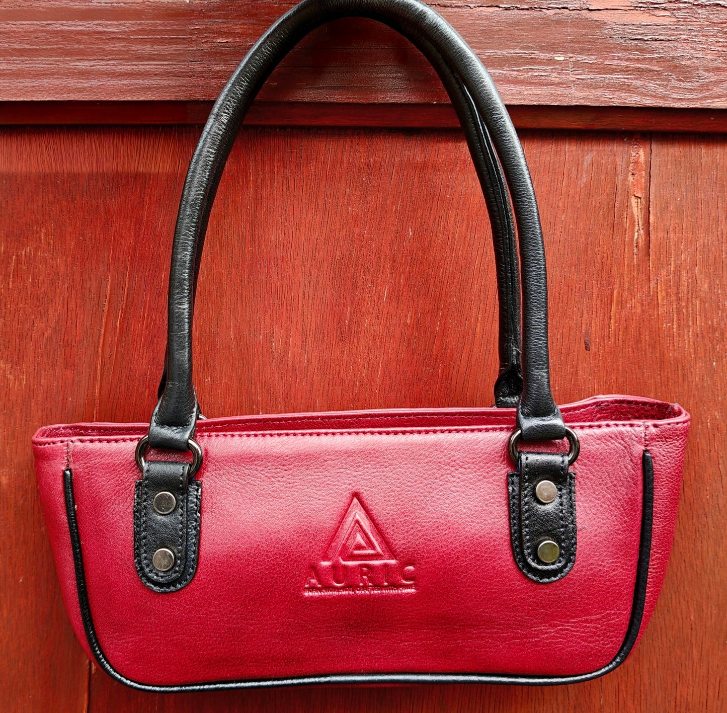 Auric Kayak handbag Red - NDM Leather