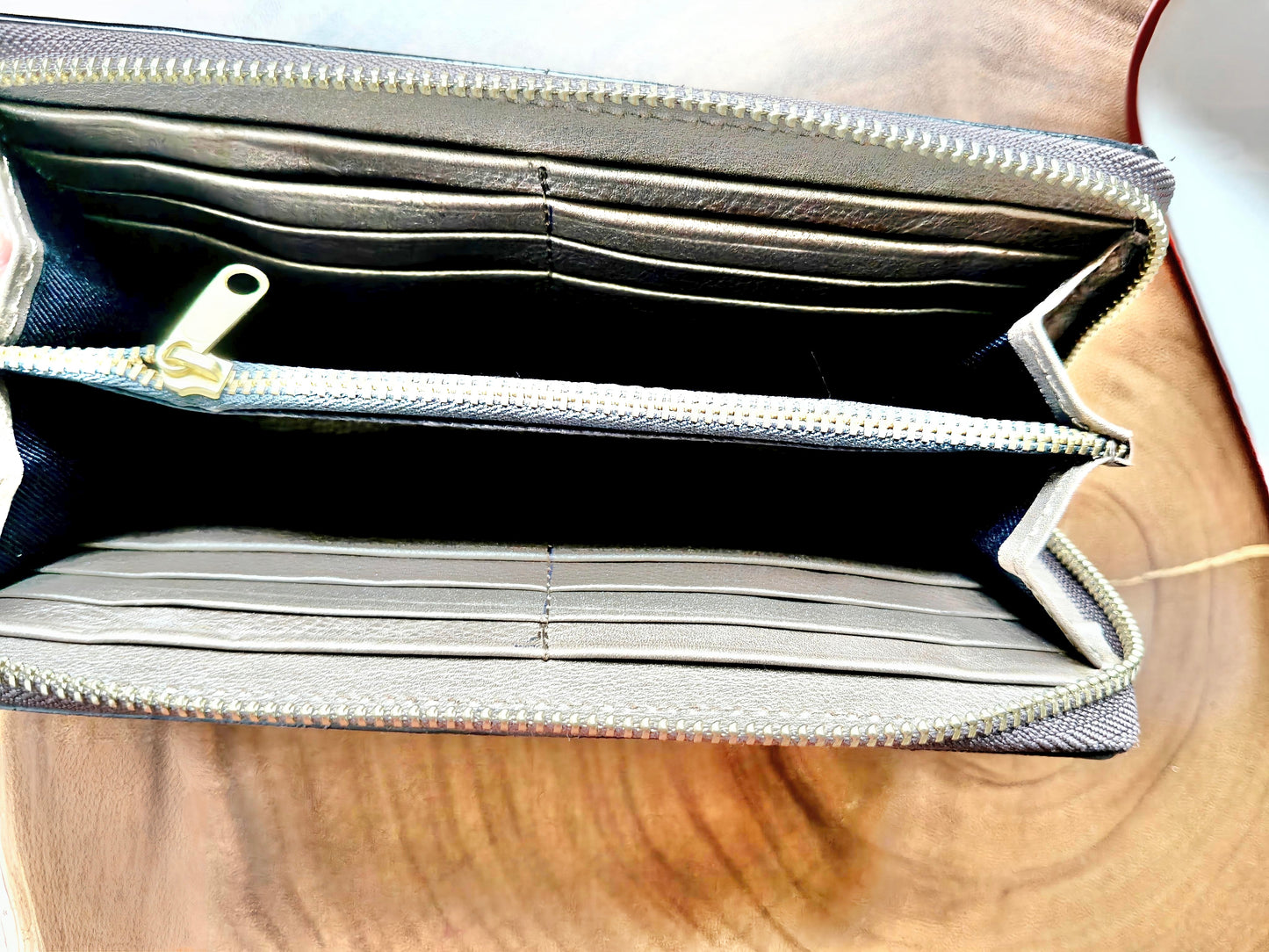 Auric Minaudière Hand-Carved Leather Artisan Clutch