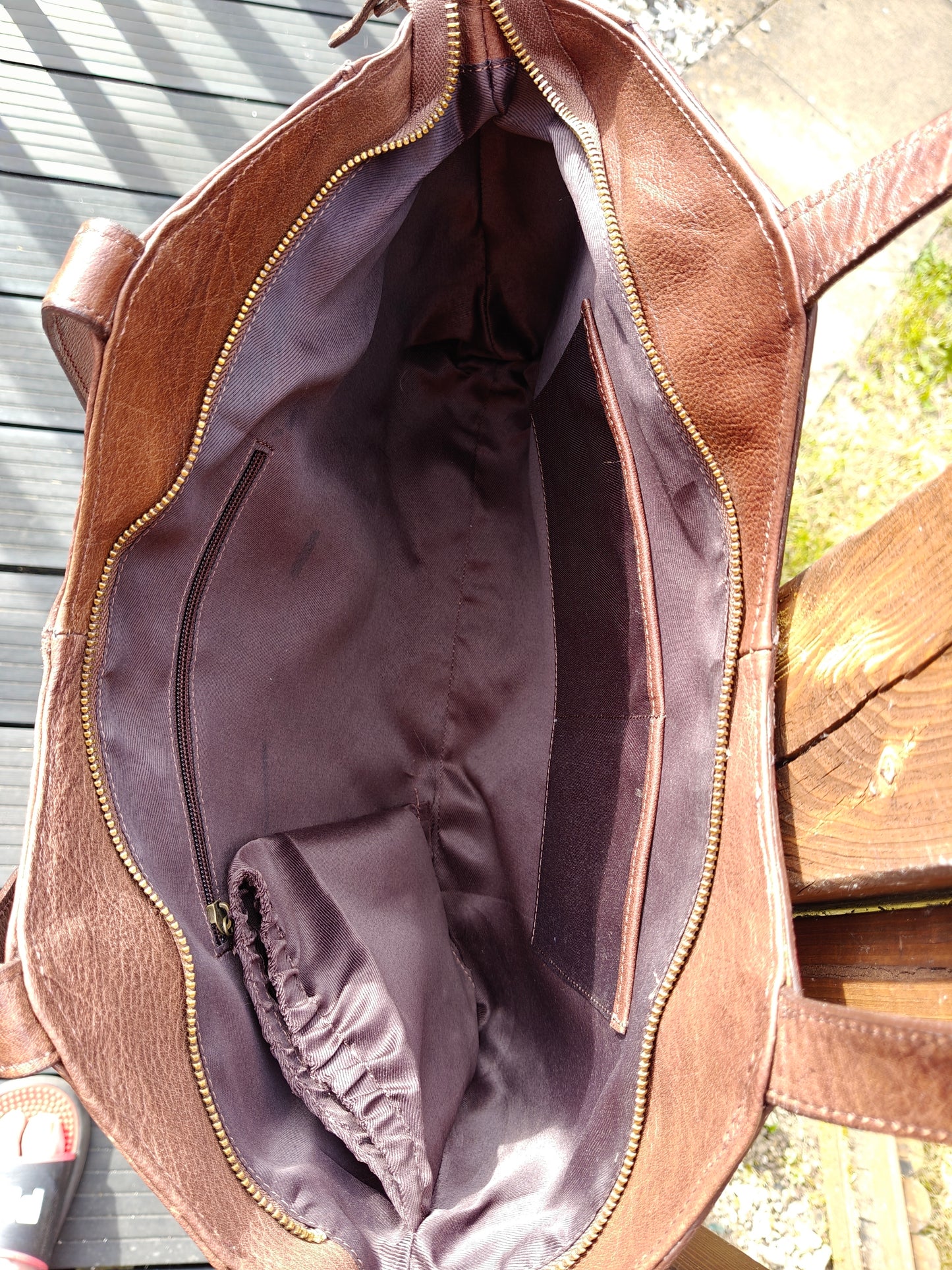 Auric Turquoise soft Tote - Handcarved