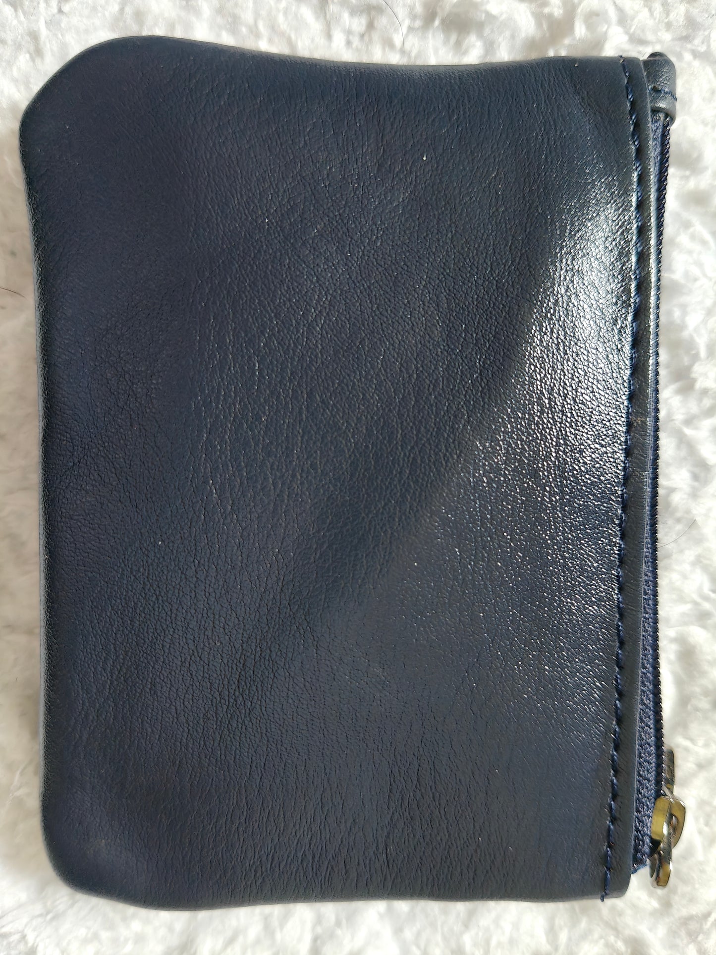 Auric mini coin pouch Blue - NDM Leather