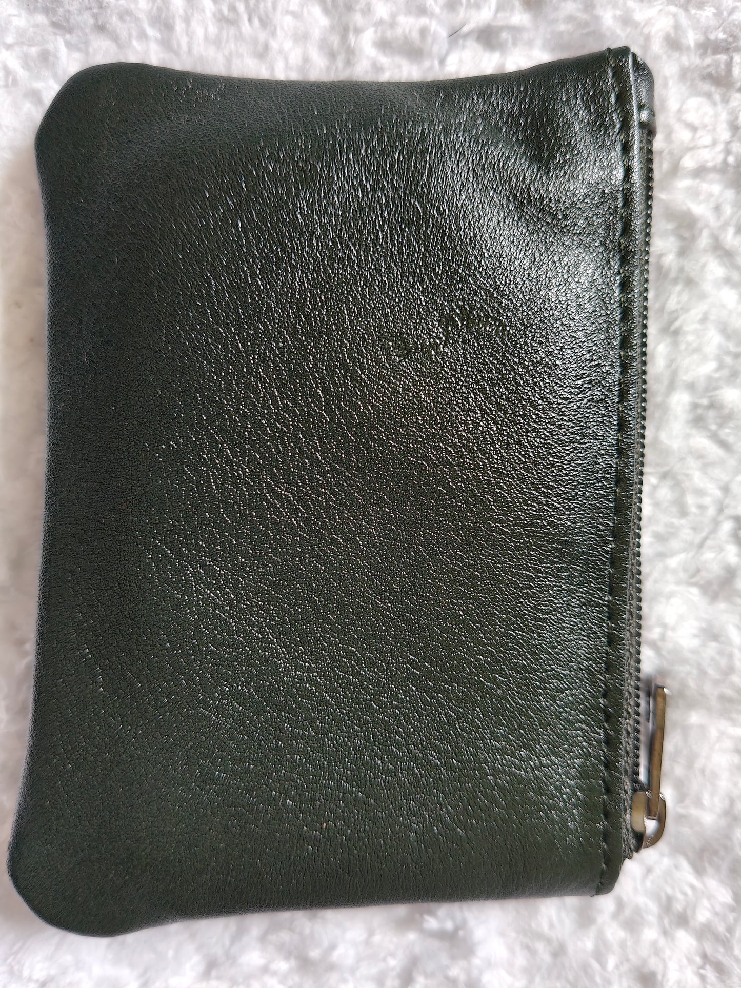 Auric mini coin pouch Green - NDM Leather