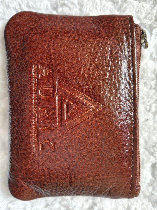 Auric mini coin pouch Tan - NDM Leather