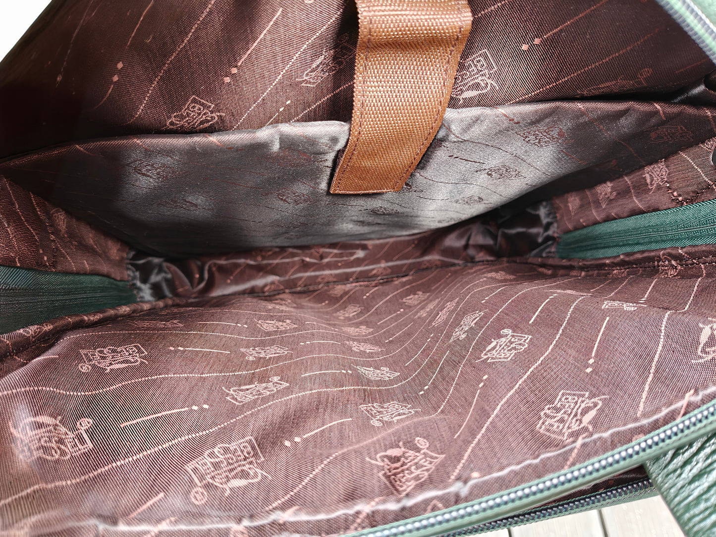 Bessel Genius Multi compartment Laptop bag - Green